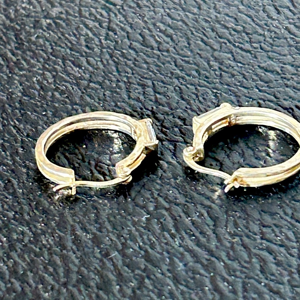 Elegant Sterling Silver Hoop Earrings